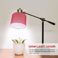 thumbnail image 5 of BRIGHTFUFU 1Set Hanging Lamp Shades Circular Cloth Wine Red for Home Users, 5 of 5