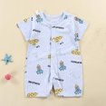 thumbnail image 1 of JDQJBZ Baby Boy Romper Summer Clothes Short Sleeve Bodysuit Newborn, 1 of 1