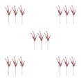 thumbnail image 2 of Baohd 3x Realistic Appearance Artificial Plants Nature S Charm To Space Easy To Clean red 5Set, 2 of 6