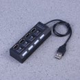 thumbnail image 1 of OULII usb hub extension USB Hub ABS Black for Notebook 1Pack, 1 of 4