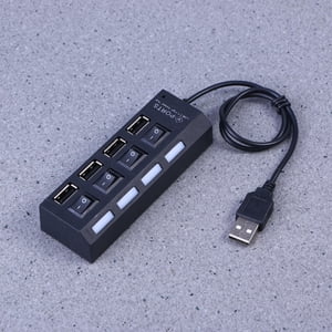 OULII extension de hub USB USB Hub ABS Noir pour carnet de notes 1Pack