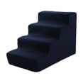 thumbnail image 3 of Dog Stairs Pet Steps Ramp Puppy Stairs Convenient Cat Stairs Dog Steps Removable 4 Steps Dark BLue, 3 of 9
