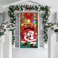 thumbnail image 4 of Hbdhejl Christmas Door Decoration Door Cover Hanging Cloth Holiday Party Layout Scene Background Cloth, 4 of 4