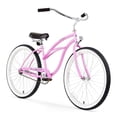 thumbnail image 1 of Firmstrong Urban Single Speed Women's 26 Inch Lady Beach Cruiser Bike, Pink, 1 of 5