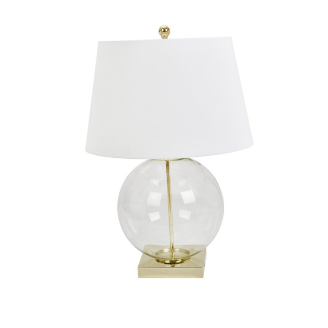 Sagebrook Home 50056-03 Lampe de TABLE Ronde 27 Po en Verre, Claire