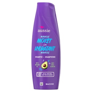 Aussie Miracle Moist avec Avocat & Huile de jojoba, Shampooing gratuit paraben