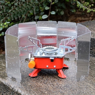 Hilitand Camping Stove Windscreen, Cooking Stove Windscreen Foldable Stove Windscreen, For Camping Picnic Outdoor