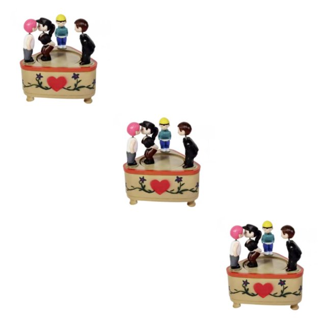 Maytalsory Creative Sound Machine for Girls and Boys Kissing Doll Style D 3Set