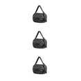 thumbnail image 4 of Wweixi Polyester Foldable Storage Bags For Travel Pack Smart Travel Light Waterproof Space-saving Beach Bag black pantherpattern 3Set, 4 of 6