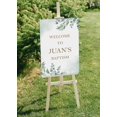 thumbnail image 5 of Darling Souvenir MADE WITH LOVE PersonalizedWelcomeSignFor Baptism,LeavesParty Supplies Great For Your Celebrations- 18x 12, 5 of 5