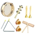 thumbnail image 2 of Percussion Toy Musical Instrument Set with Bag Percussion Musical Instrument 6-piece 0.557Kg, 2 of 7