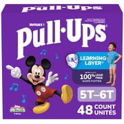 Pull-Ups Boys' Potty Training Pants, 5T-6T (46-60 lbs), 48 Count