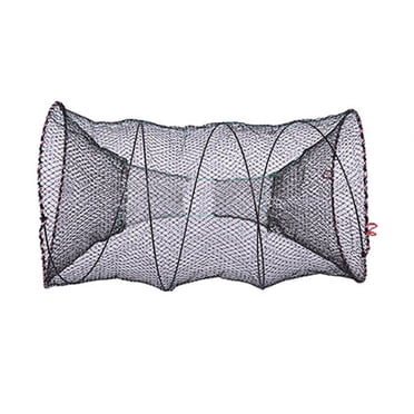 Splihome Appât de Pêche Piège à Crabe pour Homard Crabes et Crevettes, Accessoires de Pêche Pliables 40 cm