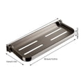 thumbnail image 2 of TIELUTT Étagère Murale Flottante en Aluminium pour VR, Étagère Murale Rabattable pour VR, Étagère Rabattable pour VR, Support Facile pour Chiffon, Égouttoir en Acier Inoxydable pour Porte-Éponge pour Égouttoir Enroulable Distinctif, 2 of 3