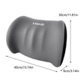 thumbnail image 3 of EGNMCR Car Gadgets Gifts, Car Accessories High Density Memory Sponge Cushion For Car Lumbar Support Universal Pressure Reducing Vehicle Support For All Seasons Driving lumbar support, 3 of 9