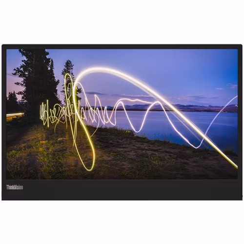 Lenovo ThinkVision M15 16", 1920 x 1080, Raven Black, 62CAUAR1US