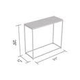 thumbnail image 2 of Safdie & Co. Console Table Marble Black Metal, 2 of 4