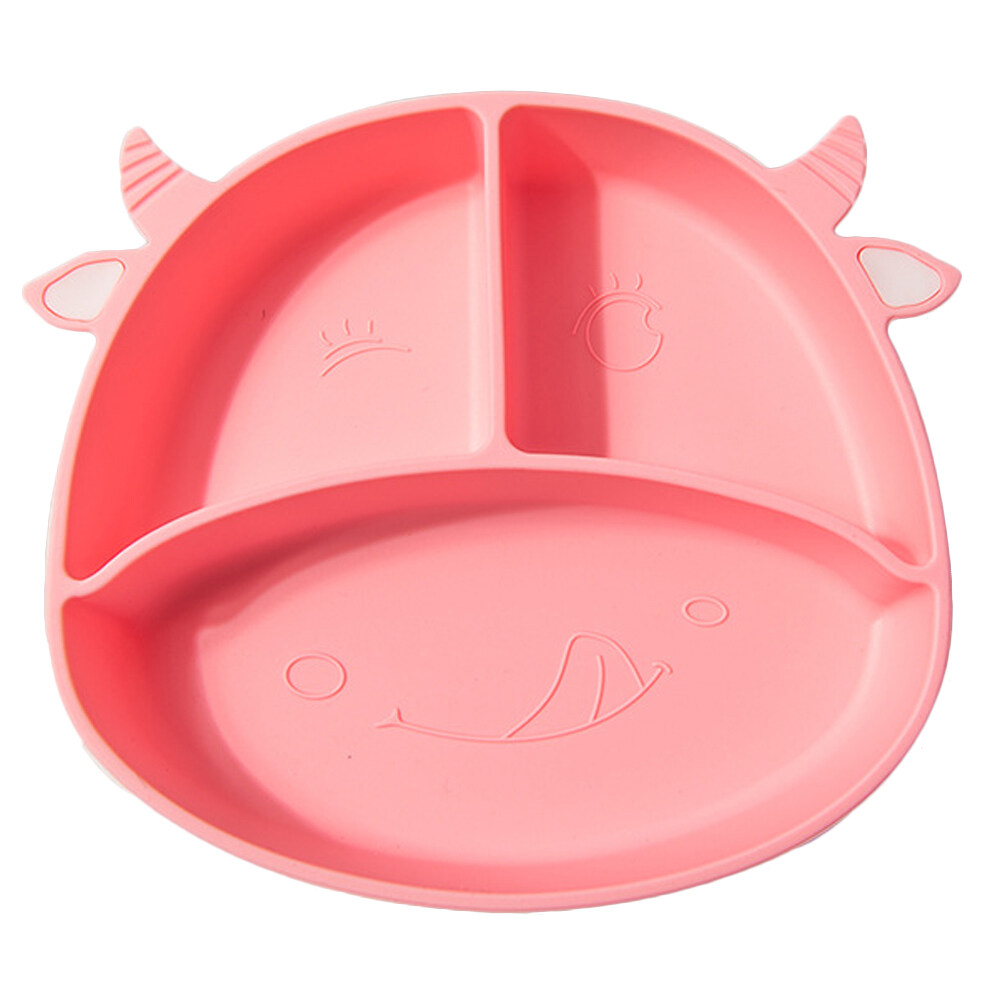 Divided Baby Suction Plate Divided Unbreakable Baby Toddler Kids Feeding Plate