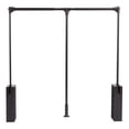 thumbnail image 2 of LAFGUR Pull Down Wardrobe Rail Lift Collapsible Closet Rod Retractable Wardrobe Lift Hanger Organizer,Pull Down Closet Rod,Wardrobe Rail, 2 of 8