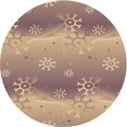 thumbnail image 1 of Ahgly Company Tapis d'Intérieur Lavable en Machine Carré Transitionnel Amande Foncé, 3 Pieds Carré, 1 of 7