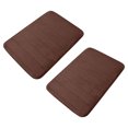 thumbnail image 2 of Boovnll Bathroom Rugs, Absorbent Thicken Non-Slip Backing Thick Velvet Floor Mat Kitchen Bathroom Foot Mat Solid Color Cotton Foot Mat 2Pc, Bath Mat, Bath Mats for Bathroom, 2 of 5
