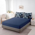 thumbnail image 4 of Nautical Theme Sketch 7 Piece Comforter Set Full Bed in a Bag,Ocean Retro Sailboat Bedding Sets Pirate Boat Anchor Steering Wheel Compass Sheet Set with Comforter, 4 of 5