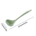 thumbnail image 3 of Kitchen Spatula, EDHITNR Non-Stick High Heat Resistant Soup Ladle, Food Grade Plastic Cooking Spoon for Stir Fry Easy Clean, Green, 3 of 6