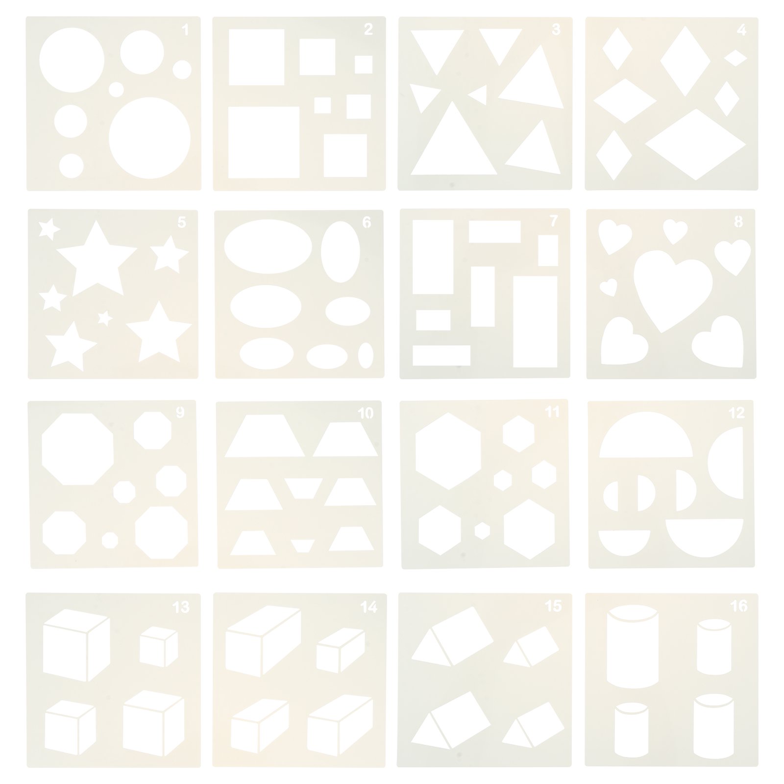 EBTOOLS pochoir de peinture d'enfant Kit de pochoir de dessin enfants