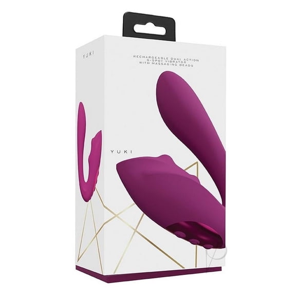 Shots Yumi Triple Action G-Spot Vibrator & Stimulator - Pink