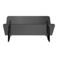 thumbnail image 1 of OUNONA Support de Rangement pour Disques Vinyles Noir pour Bureau, Organisateur Robuste pour Cds et Albums, 1 of 8