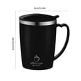 thumbnail image 3 of SSZMDLB Insulated Coffee Mug, 304 Stainless Steel Thermal Tumbler With Lid, Portable Travel Mug, Hot Cold Beverage Container for Outdoor Camping Office Commute, Leakproof Vacuum Flask, 3 of 6