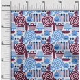 thumbnail image 2 of oneOone Polyester Spandex Medium Blue Fabric Beach Craft Projects Decor Fabric Printed By The Yard 56 Inch Wide, 2 of 4