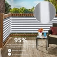 thumbnail image 3 of MesaSe Balcony Privacy Screen 95% Shading UV-Resistant Fence Screen Heat Resistant Outdoor Privacy Screen with Rope Protection Fencing Net for Home Garden Patio Pool Porches Fences, 3 of 8