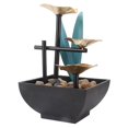thumbnail image 5 of Elegant Zen Style Fountain, Tabletop Water Fountain with Matte Texture Base, USB Powered Relaxation for Office Home Décor, 5 of 5