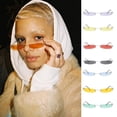 thumbnail image 4 of Small Lens Sunglasses UV400 Designer Glasses for Unisex Driving Outdoors , Green, as described, 4 of 8