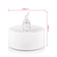 thumbnail image 2 of SHOWERORO 24Set Flameless Flickering Candles Warm White Plastic For Birthdays, 2 of 4