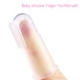 thumbnail image 3 of Finger Silicone Soft Finger Toothbrush Teeth Rubber Clean Massage Brush For Baby Infant, 3 of 8
