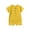 Yellow, variant on Birdeem Toddler Baby Girls Boys Short Sleeve Solid Color T-Shirt Jumpsuit Romper