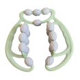 thumbnail image 1 of S SERENABLE Rouleau Relaxant Musculaire 24 Roues Robuste pour Équipement de Culturisme Exercice Bras Vert, 1 of 9