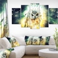 thumbnail image 3 of Design Art Hibou Coloré Art Sur Toile, 3 of 3