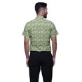 thumbnail image 3 of BESTMAN Chemise Décontractée pour Homme à Manches Courtes, Coupe Ajustée, en Coton, à Boutons, 3 of 5