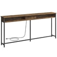 thumbnail image 2 of VASAGLE Table Console Étroite - Table de Sofa de 70,9 Pouces avec 2 Prises et 2 Ports USB, Longue Table d'Entrée pour Couloir, derrière le Sofa, Bureau à Domicile Ou Salon, 2 of 7