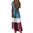thumbnail image 1 of Caftan à Manches Courtes pour Femmes, Robe Longue Maxi Décontractée pour Dames, Robe d'Été Fluide à Motif Cachemire pour Fête, Robe d'Été Longue de Vacances pour Femmes, Robe d'Été de Soirée Cocktail, Tenue de Plage, Maillot de Bain, 1 of 2