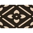 thumbnail image 1 of Ahgly Company Machine Washable Indoor Rectangle Transitional Dark Almond Brown Area Rugs, 5' x 7', 1 of 7