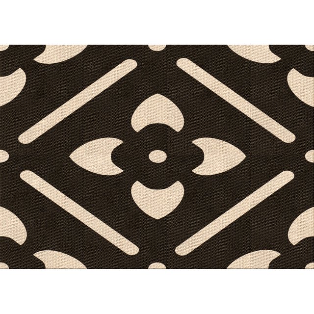 Ahgly Company Machine Washable Indoor Rectangle Transitional Dark Almond Brown Area Rugs, 5' x 7'