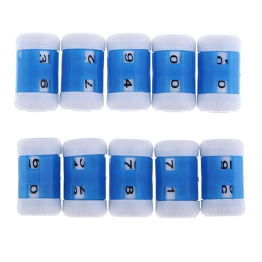 veasfak 10 Pcs Aiguille à Tricoter Rangée Compteur Crochet Tissage Point Marqueur Outils Petit