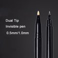 thumbnail image 2 of 1pcs Invisible Fluorescent Pen UV Light Markers Pen Dual Tip 0.5mm/1.0mm Hidden Ink Pen Invisible Pen Children Spy Game Pen, 2 of 5