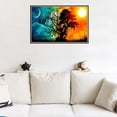 thumbnail image 3 of Diamond Painting 2pcs DIY 5D Embroidery Cross Crafts Stitch Home Art Decor with Tools Rhinestone Kits "Sky and Tree", 3 of 7