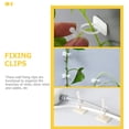 thumbnail image 2 of CHUANK 100 Pcs Pinces Autocollantes pour Fixations Crochet Mural Autocollant Pinces pour Plantes Grimpantes, 2 of 6