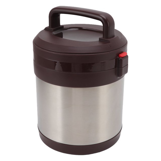 Vacuum Insulated Lunch Box, Insulated Food Container Strong Heat Preservation Sealing For Office Worker For Company Stainless Steel Color